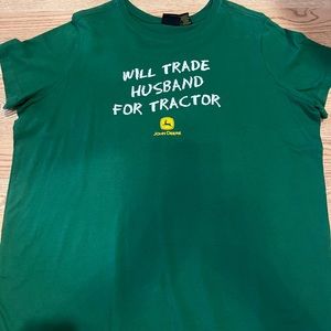 John Deere woman’s plus size tee